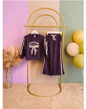 ALWAYS ANTRASİT İNCİLİ TAKIM (5/12 YAŞ ARASI )