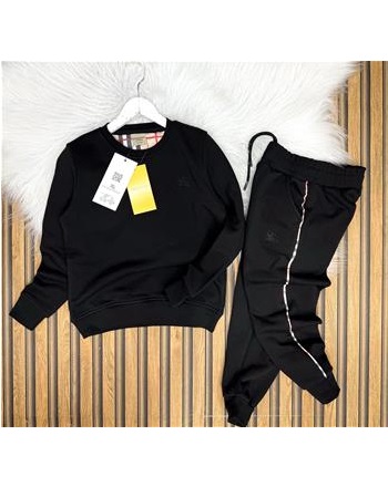 BURBERRY UNISEX SİYAH EŞOFMAN TAKIMI ( Bir büyük tercih edebilirsiniz)