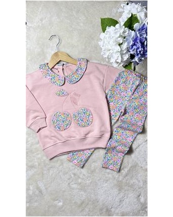 ÇİÇEKLİ TAYTLI TAKIM ( 2/8 YAŞ ARASI )