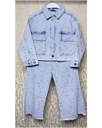 DİAMOND ÖZEL SERİ MAVİ TAŞLI TAKIM (3/14 YAŞ ARASI )