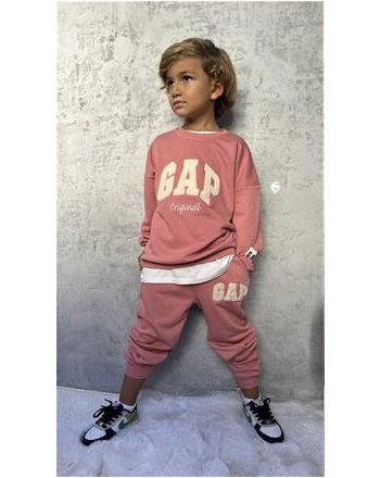 GAP NAKIŞLI PEMBE TAKIM( 3/10 YAŞ ARASI )