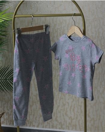 Orjinal marka Gri Uzun Paça Pijama Takımı 