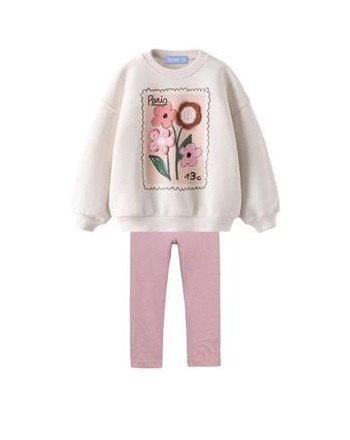 Laciel çiçekli tayt takım {2\7 YAŞ ARASI}