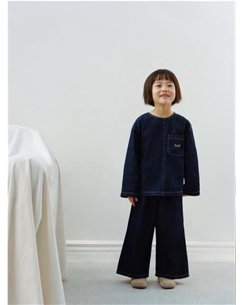 Laciel dikiş detaylı denim takım {2\7 YAŞ ARASI}