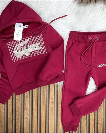 LACOSTE BORDO ŞARDONLU TAKIM( AŞAĞIDAKİ AÇIKLAMAYI OKUYUNUZ 3/12 yaş arası)