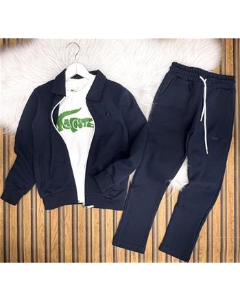 LACOSTE PİKE KUMAŞ 3’lü SİYAH TAKIM