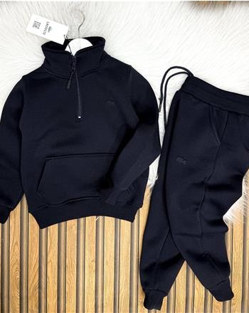 LACOSTE SİYAH DİK YAKA TAKIM( Aşağıdaki açıklamayı okuyunuz)