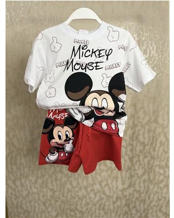 Micky mouse şortlu takım