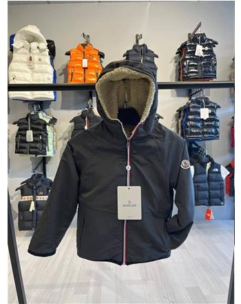 MONCHLER ÇİFT TARAFLI SU GEÇİRMEZ ANTRASİT CEKET(2/14 YAŞ ARASI)