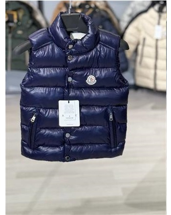 MONCHLER ÇITÇIT DETAYLI LACİVERT YELEK