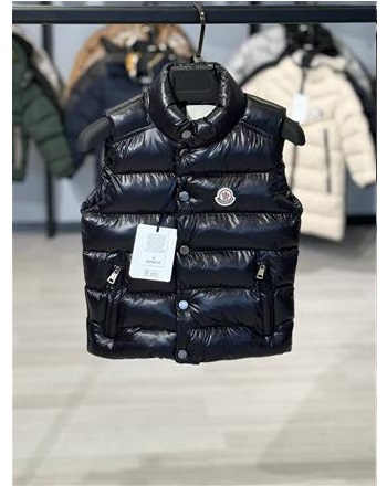 MONCHLER ÇITÇITLI DETAYLI SİYAH YELEK