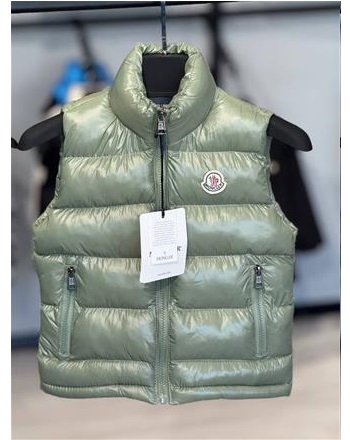 MONCHLER YEŞİL YELEK(2/14 yaş arası)