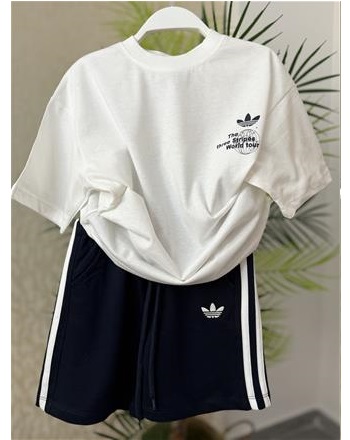 Muadil unisex sırt baskılı laci takım