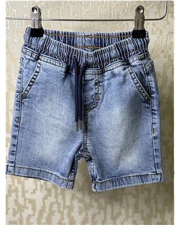 NANİCA belik lastik denim şort(1-5 YAŞ GRUBU)