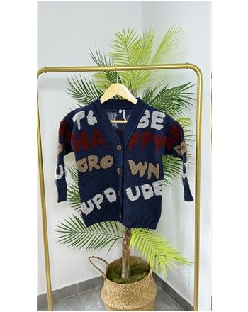 NANİCA UNİSEX LACİVERT HIRKA(5/16 yaş arası)