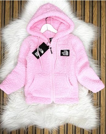 NORTHFACE PEMBE TEDDY CEKET(1/16 yaş arası)