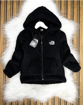 NORTHFACE SİYAH TEDDY CEKET(1/16 yaş arası)