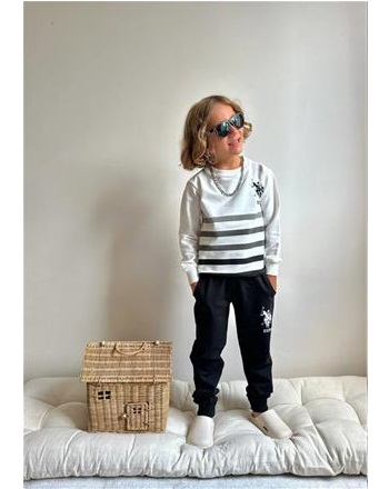 Polo gri takım { 5\14 YAŞ ARASI }