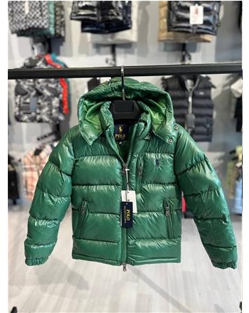 POLO UNİSEX YEŞİL ŞİŞME MONT ( 4/14 YAŞ ARASI )
