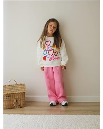 ŞARDONLU NAKIŞLI PEMBE TAKIM ( 3/10 YAŞ ARASI )