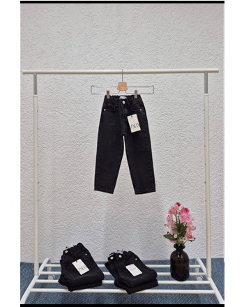 siyah unısex kot pantalon